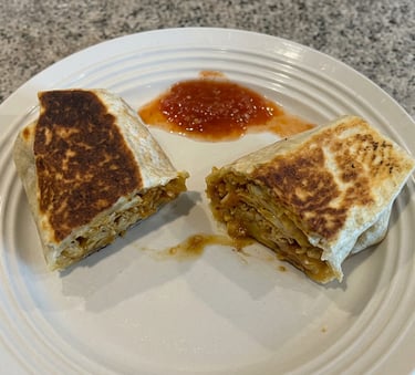 Meatless Cauliflower Chickpea Wrap