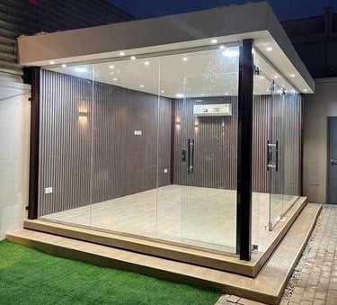 الغرف الزجاجية مؤسسة فردوس النسيم 