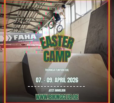 Ostern BMX & MTB Camp Thuringia Funpark xxl mühlhausen Thüringen