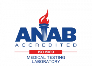 an image of an american flag with the name anab accredited in the usa