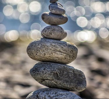 Massage Zen image of rocks