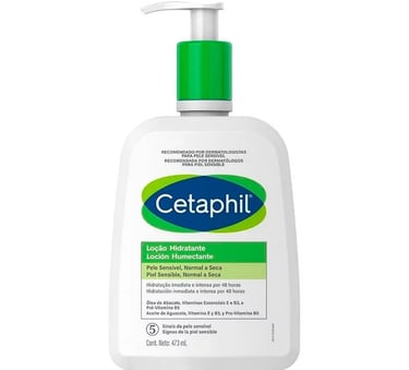 Cetaphil Loção Hidratante Galderma para Pele Normal a Seca 473ml