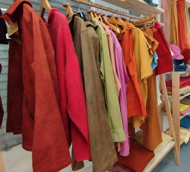 vêtement créateur oogaya teinture végétale artisanat france aveyron occitanie