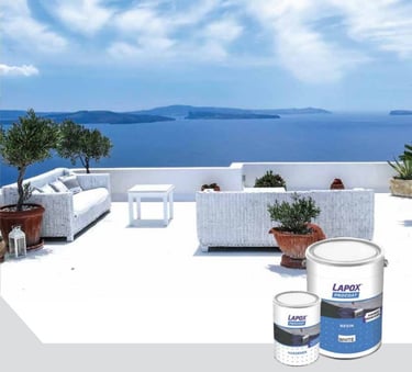 Waterproofing with PU coating for sunlight protection