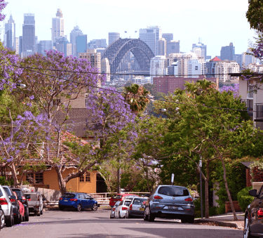 Photo of Suburban street in Neutral Bay, a suburb of the Lower North Shore