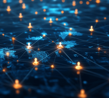 a map of the world with a map of the world