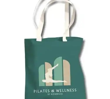 yfasmatini tsanta me ektiposi pilates