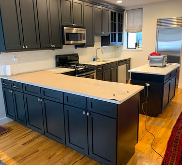 Kitchen renovations, tilework, and painting