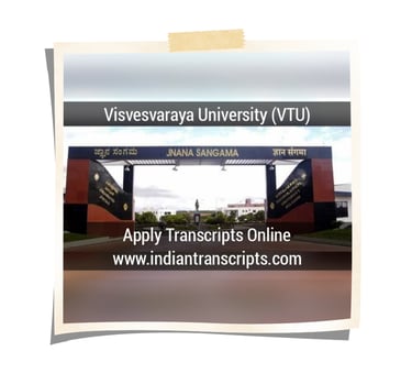 VTU Transcript Online