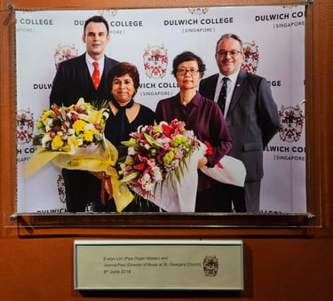 Inauguration of the pipe organ at Dulwich College, 2018