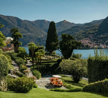 Passalacqua Lake Como gardens and terrace