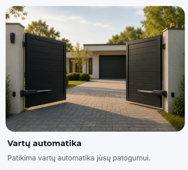 Vartų automatika