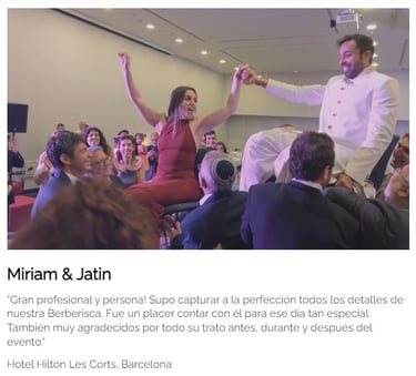 WCC - Weddin Content Creator en Barcelona