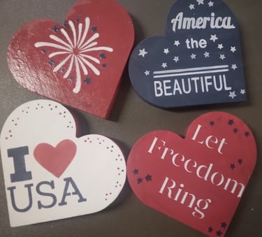 Heart favors, 2026 Fundraising Luncheon, The Stroudsmoor Country UInn, Let Freedom Ring