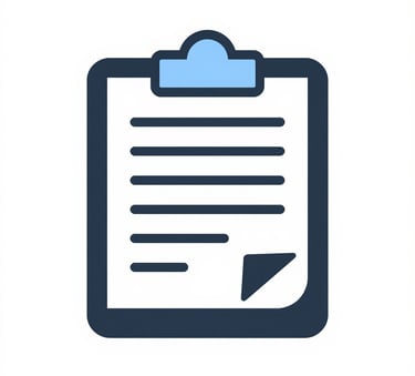 an icon of file board