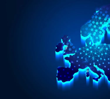 European abstract map