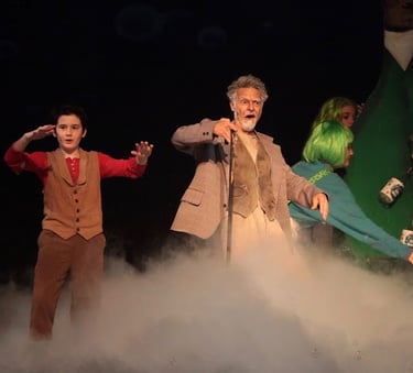 Image of Todd Long as Uncle Joe in Willy Wonka: The Musical
