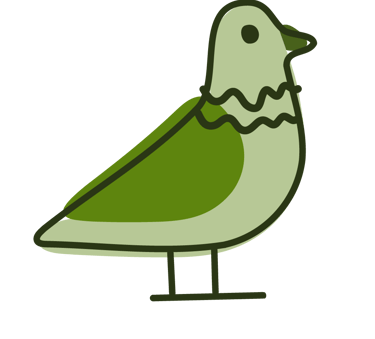 a bee with a green and yellow bee on it