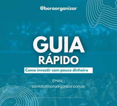 Capa Guia rápido como investir com pouco dinheiro 