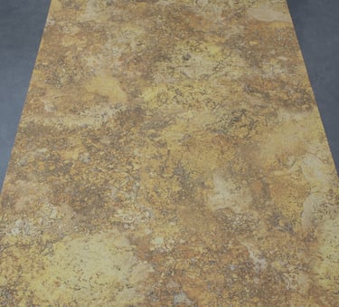 Sinoflexistone material with a patina texture, blending aged charm with contemporary design