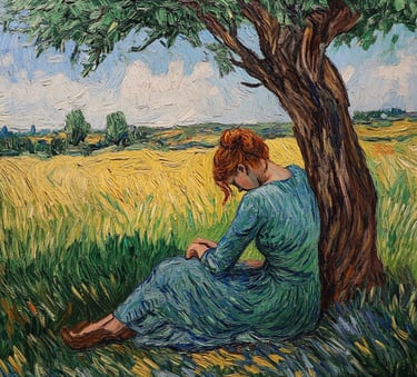 Van Gogh style painting with AI