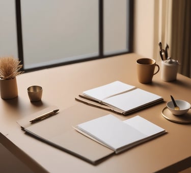 Close-up of hands sketching website design concepts on paper with a pen.