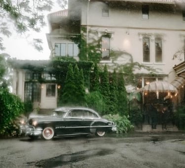 Serene moments are just one of the virtues of a vintage getaway car.