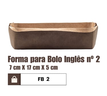 Forma para bolo inglês forneável