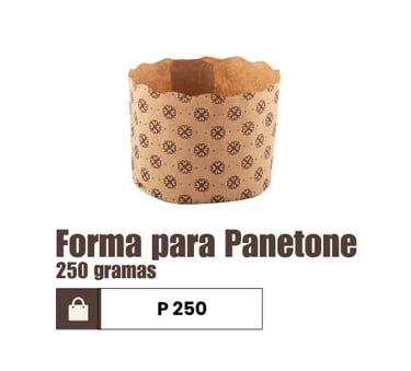 Forma de panetone descartável