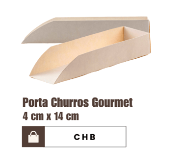 Porta churros descartável