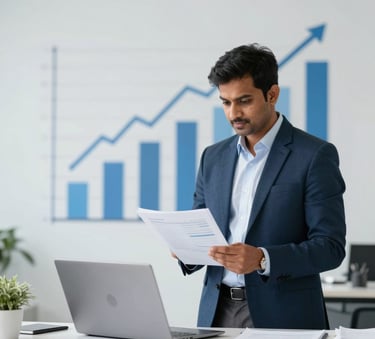 A friendly advisor explaining CGTMSE loan eligibility to a small business owner.