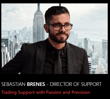 Sebastian Brenes Daytraders Director of Support