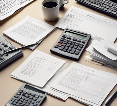 An advisor explaining tax deductions to a driver.