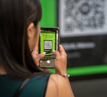 Photo by Julio Lopez: https://www.pexels.com/photo/woman-taking-photos-of-a-qr-code-with-a-smartphon