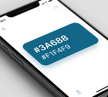 A close-up of a high-resolution smartphone screen showing a sophisticated, non-intrusive in-app notification with a clean UI, using a palette of #3A6B8F and #F1F4F9, reflecting a results-driven marketing tool.