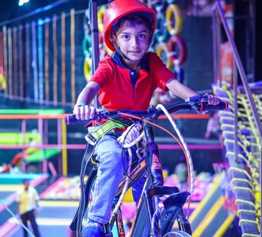 Kids Play Area &  Birthday Celebration at Wupi Trampoline Park