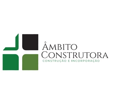 Logo da Âmbito Construtora construção e incorporação.