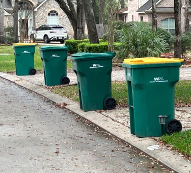 Trash Can Caddie, Trash Bin Valet Trash Day