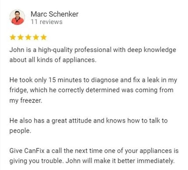Review from customer