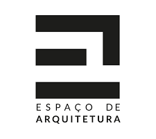 a black and white logo with the letter e