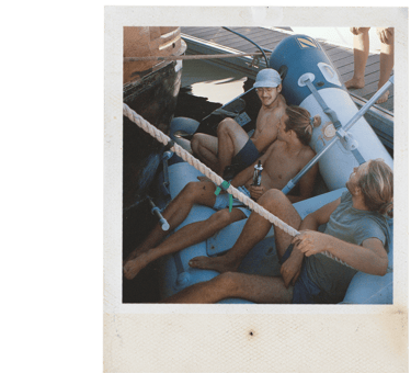 polaroide amis et rénovation de voilier