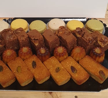 Petits fours sucrés secs et moelleux