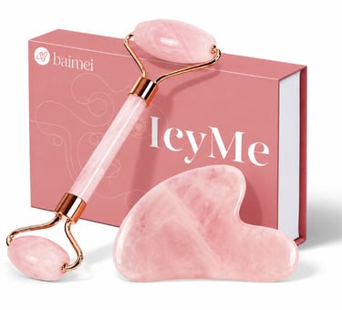 BAIMEI Ice Roller and Gua Sha Set — affordable self care accessories for jaw tension relief.