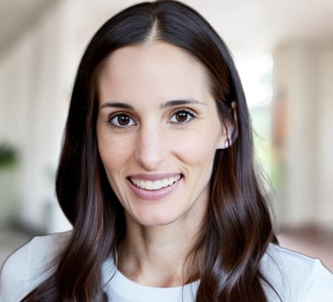 woman in room smiling