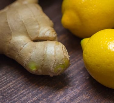 Ginger and lemon