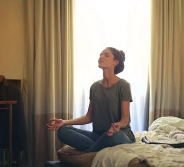 Meditation to manage acid reflux