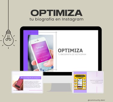 Optimiza tu biografía en Instagram