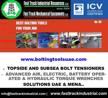 BOLTING TORQUING TENSIONING UAE | info@fasttrackindustrial.com