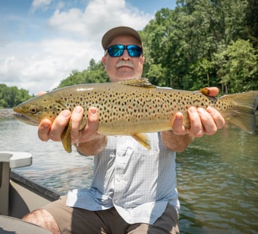 Check out Brett with another great trout!