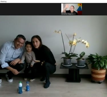 La Profe Cris en curso para bebés y papás virtual